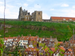'Dracula's Castle' in Whitby North Yorkshire, England. Home of Captain James Cook
