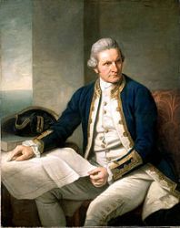 Captain James Cook born in Whitby yorkshire England